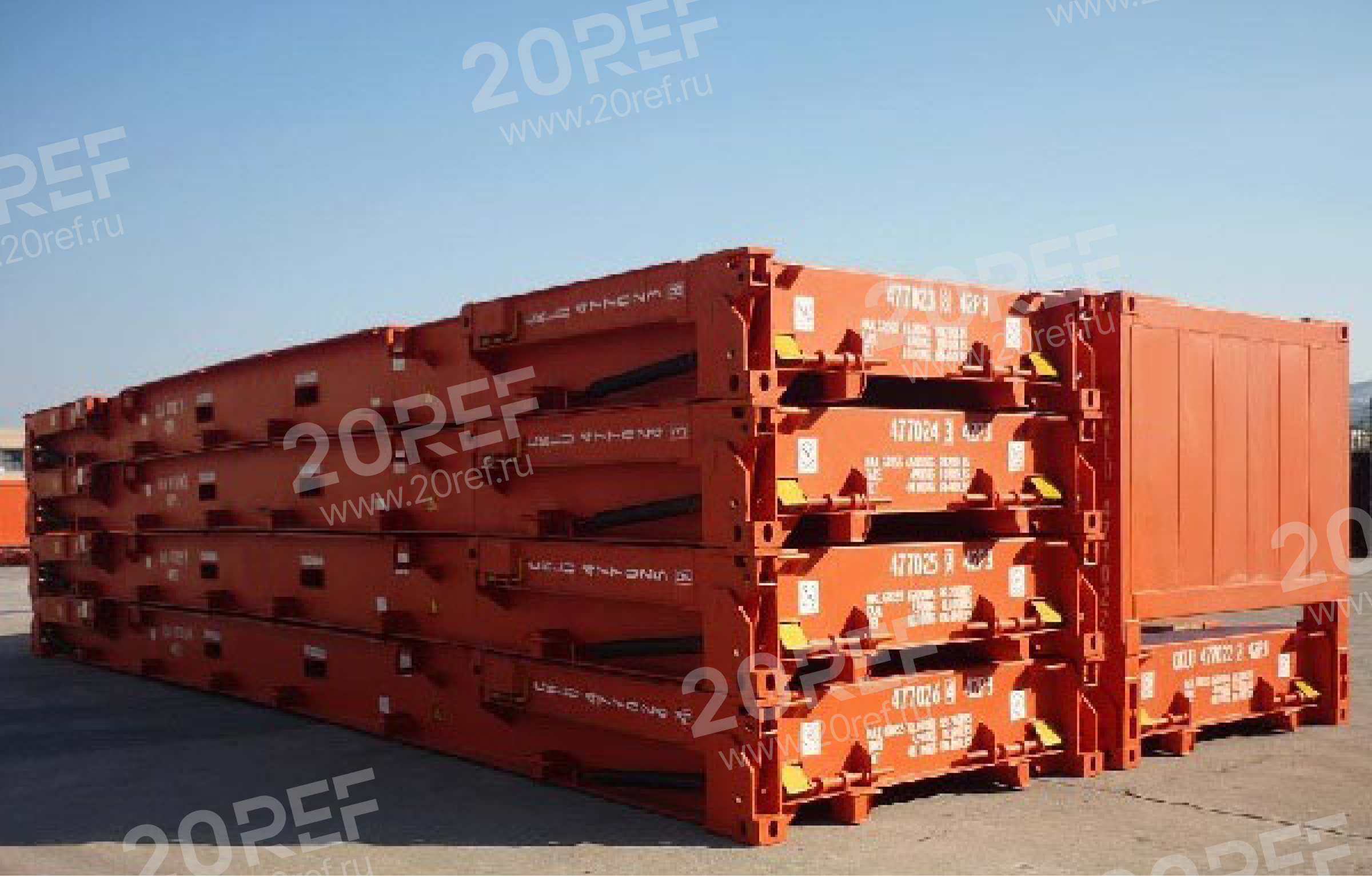 Flat Rack (Collapsible Platform) контейнер