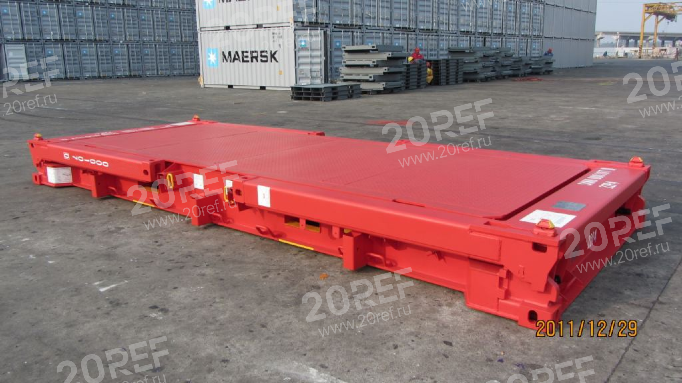 Flat Rack (Collapsible Platform) контейнер
